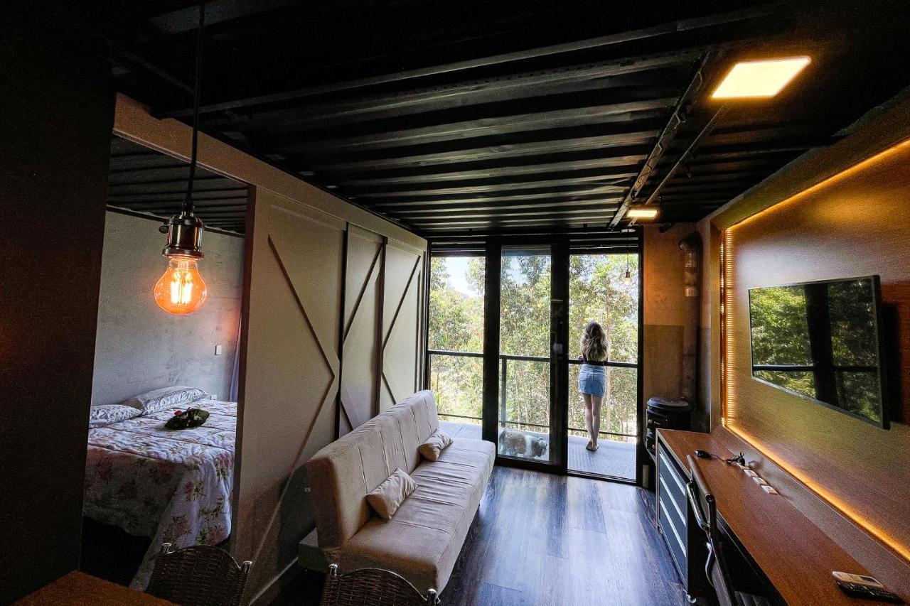 Casa Container Figo Em Meio A Natureza Na Serra Gaucha Flores da Cunha Esterno foto